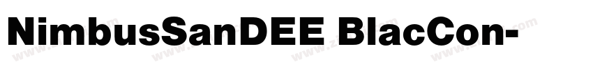 NimbusSanDEE BlacCon字体转换 NimbusSanDEE BlacCon字体转换